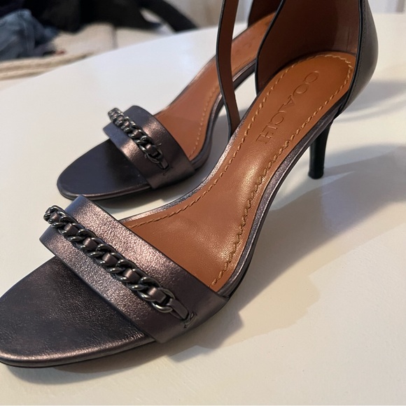 Coach Kitten Heels Ankle Strap - Picture 7 of 8